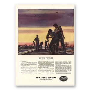 1942 New York Central Print Ad | Dawn Patrol
