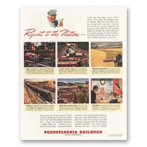 1942 Pennsylvania Railroad Print Ad | Report Nation