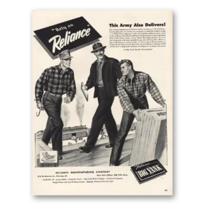 1942 Big Yank Print Ad | This Army Also Delivers