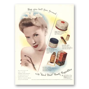1942 Yardley Print Ad | Keep Your Best Face Forward
