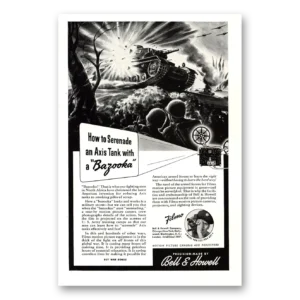 1943 Filmo Camera Print Ad | Serenade Axis
