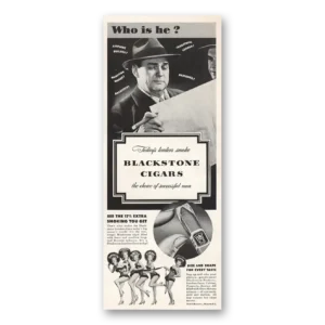 1943 Blackstone Cigars Print Ad | Blackstone