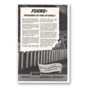 1943 Buick Print Ad | Thousands