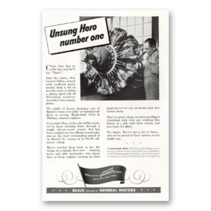 1943 Buick Print Ad | Unsung Hero