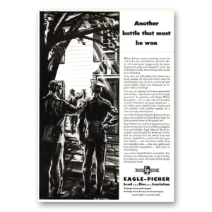 1943 Eagle Picher Print Ad | Another Battle