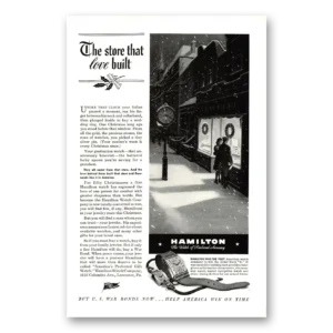 1943 Hamilton Watch Print Ad | Love Built