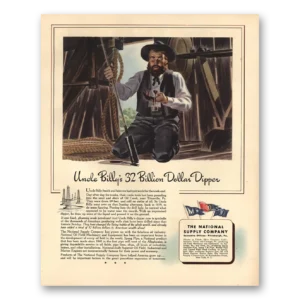 1943 National Supply Print Ad | Uncle Billys