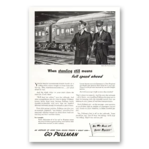 1943 Pullman Print Ad | Speed Ahead