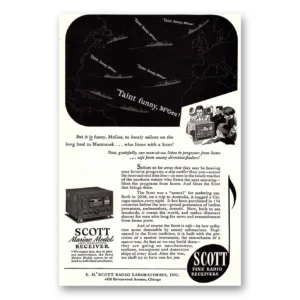 1943 Scott Radio Print Ad | Murmansk
