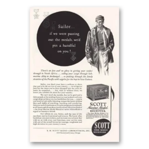 1943 Scott Radio Print Ad | Fine Radio Sailor