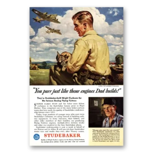 1943 Studebaker Print Ad | Purr
