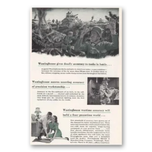 1943 Westinghouse Print Ad | Deadly Accuracy