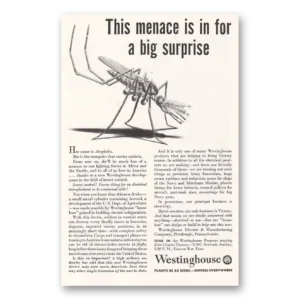 1943 Westinghouse Print Ad | Big Surprise