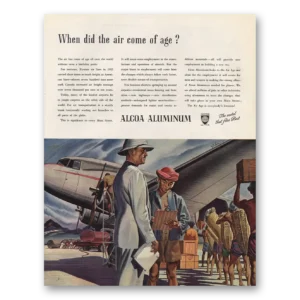 1944 Alcoa Print Ad | Air Age