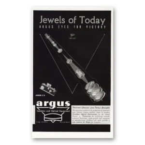 1944 Argus Print Ad | Tomorrows Cameras