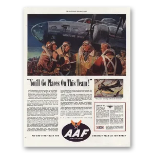 1944 US Army Print Ad | Army Air Forces