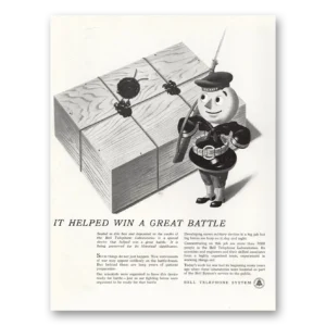 1944 Bell Telephone Print Ad | Great Battle