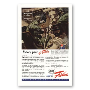 1944 Body by Fisher Print Ad | Victory Pace