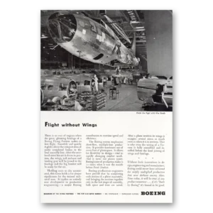 1944 Boeing Flying Fortress Print Ad | Flight Wings