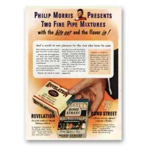 1944 Bond Street Tobacco Print Ad | Revelation