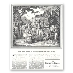 1944 Bristol Brass Print Ad | Everybody Time