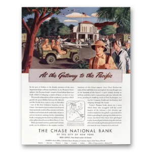 1944 Chase National Bank Print Ad | Gateway Pacific