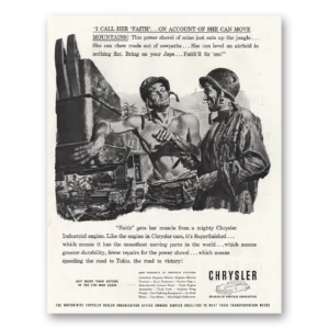1944 Chrysler War Products Print Ad | Tokio