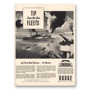 1944 Dodge Print Ad | Our Fleets