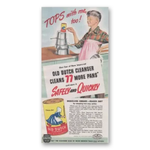 1944 Old Dutch Cleanser Print Ad | Tops With Me