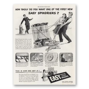 1944 Easy Washing Machine Print Ad | Want One