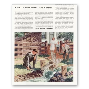 1944 Ford Motor Company Print Ad | Motor Boy