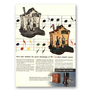 1944 General Electric Radio Print Ad | Hansel Gretel