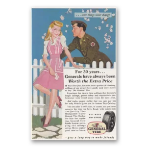 1944 General Tire Print Ad | Never Change