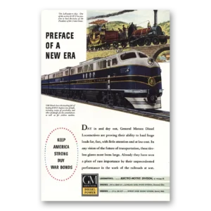 1944 GM Diesel Power Print Ad | Preface New Era