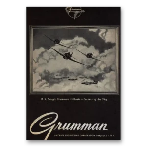 1944 Grumman Print Ad | Hellcats