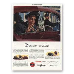 1944 Gulf Oil Print Ad | Penny Wise
