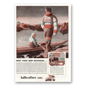 1944 Hallicrafters Print Ad | Greenland