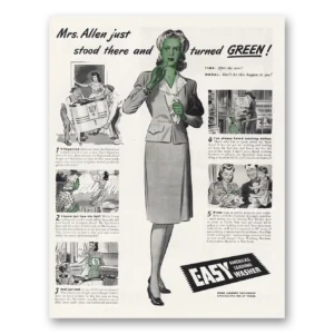 1944 Easy Washing Machine Print Ad | Mrs Allen