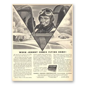 1944 Houdry Process Print Ad | Flying Home