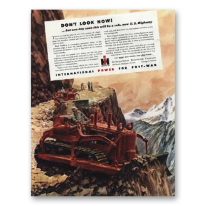 1944 International Harvester Industrial Print Ad | Look Now