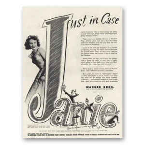 1944 Janie Promo Print Ad | Joyce Reynolds