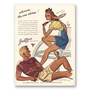 1944 Jantzen Print Ad | Wherever The Sun Shines
