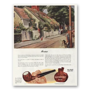 1944 Kaywoodie Print Ad | Talking