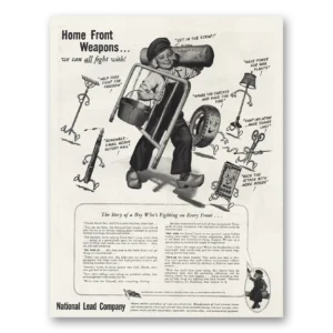 1944 National Lead Company Print Ad | Home Front