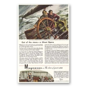 1944 Magnavox Radio Phonograph Print Ad | Ghost Opera