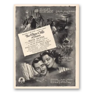 1944 White Cliffs of Dover Promo Print Ad | Irene Dunne