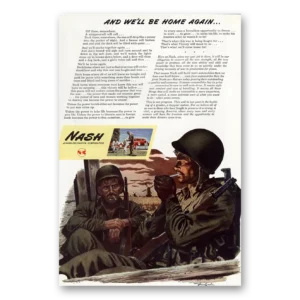 1944 Nash Kelvinator Print Ad | Be Home Again