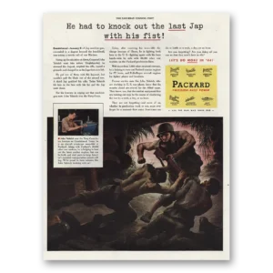 1944 Packard Precision Built Power Print Ad | Knock Out