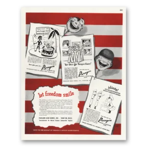 1944 Paragon Gear Works Print Ad | Freedom Smile