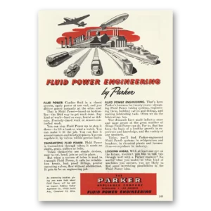 1944 Parker Appliance Print Ad | Fluid Power